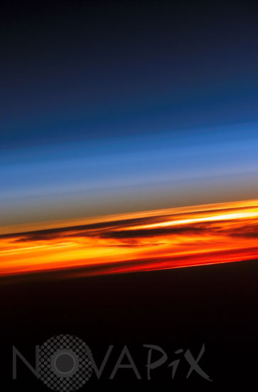 Earth's atmosphere and a setting sun 06/2007
