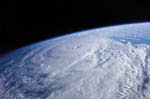 Ouragan Lili depuis ISS 10/2002