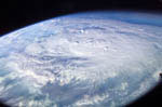 Ouragan Charley vu de l'espace. 08/2004
