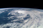 Tempête tropicale Cosme vue depuis l'espace 07/2007