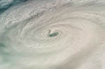Ouragan Dean vu depuis la navette Endeavour