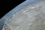 Ouragan Ike vu depuis l'espace