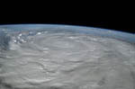 Ouragan Ike vu depuis l'espace