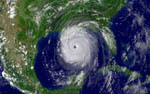 Ouragan Katrina vu par le satellite GOES-12