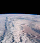 Jet stream sur l'Afrique du Nord
