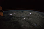Orages vus de l'espace