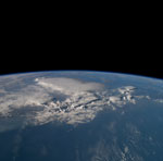 Orage vu depuis l'espace