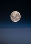 La Lune au-dessus de l'atmosphère terrestre