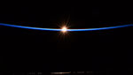 Lever de soleil vu depuis la station spatiale internationale