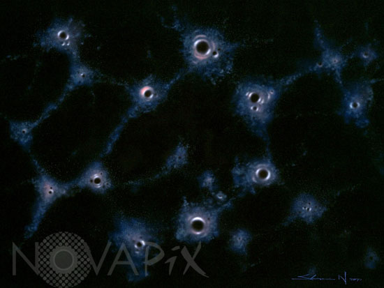 Des trous noirs partout dans l'univers