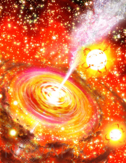 Black hole - Artist view