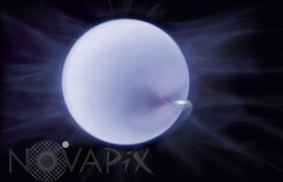 Vue d'artiste de Cygnus X-1