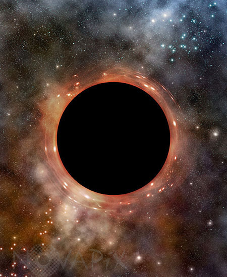 Stellar Black Hole - Artist view