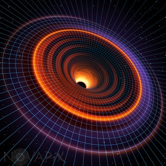 Stellar black hole - Artist view