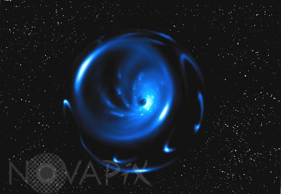 Wormhole. Artwork.