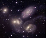 Groupe de galaxies: Quintet de Stephan dans Pegase