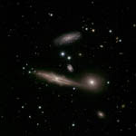 Groupe de galaxies HCG 87 dans le Capricorne