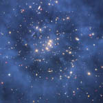Anneau de matière noire dans l'amas de galaxies Cl 0024+17