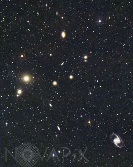 Amas de galaxies dans le Fourneau