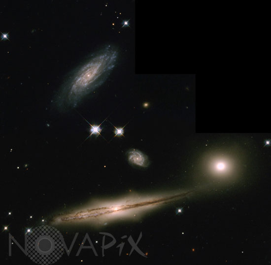 Groupe de galaxies HCG 87 dans le Capricorne