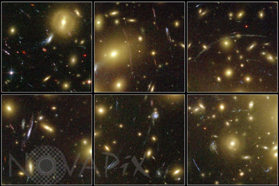 Amas de galaxies Abell 1689-détails