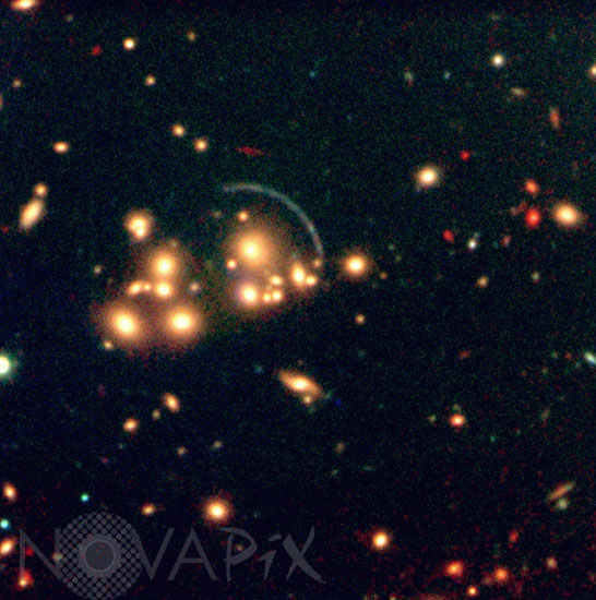Galaxy Cluster CL2244-02 with gravitational arcs