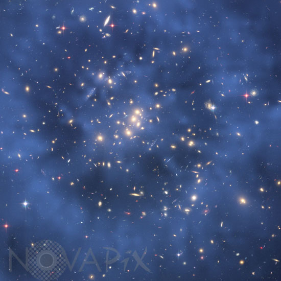 Anneau de matière noire dans l'amas de galaxies Cl 0024+17