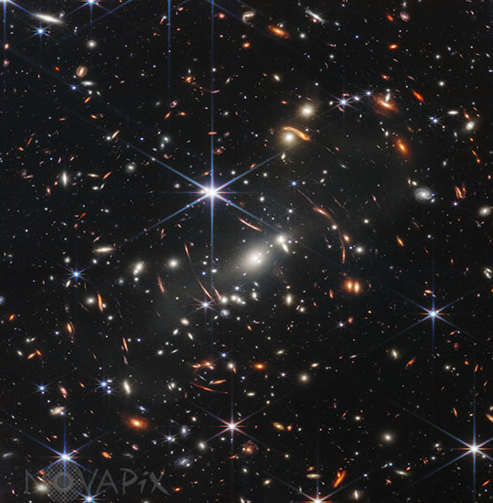 Première image du JWST - Amas de galaxies SMACS 0723