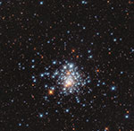 Amas d'étoiles NGC 1805 dans la Dorade