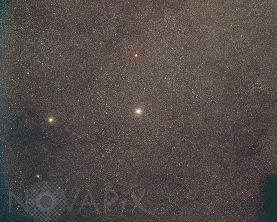 Amas globulaires NGC 6522 et NGC 6528 dans le Sagittaire