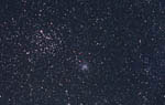 Amas ouverts M35 et NGC 2158 dans les Gémeaux