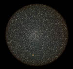 Amas ouvert M46 et nébuleuse planétaire NGC 2438 dans la Poupe