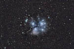 Amas ouvert des Pleiades
