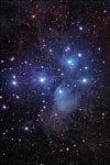 Amas ouvert des Pleiades