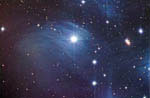 Etoile Merope dans l'amas des Pleiades (M45)