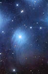 Etoile Merope dans l'amas des Pleiades (M45)