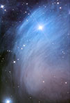 Etoile Merope dans l'amas des Pleiades-M45
