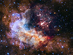 Amas ouvert Westerlund 2 dans la Carene