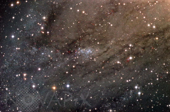 Amas d'étoiles NGC 206 dans la galaxie spirale M31