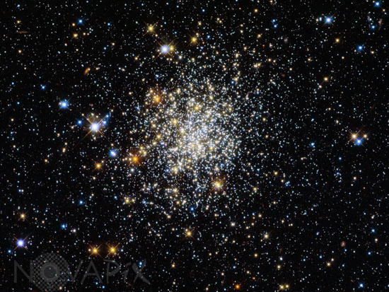 Open cluster NGC 411 in Tucana