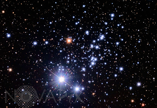 Amas ouvert NGC 457 dans Cassiopée