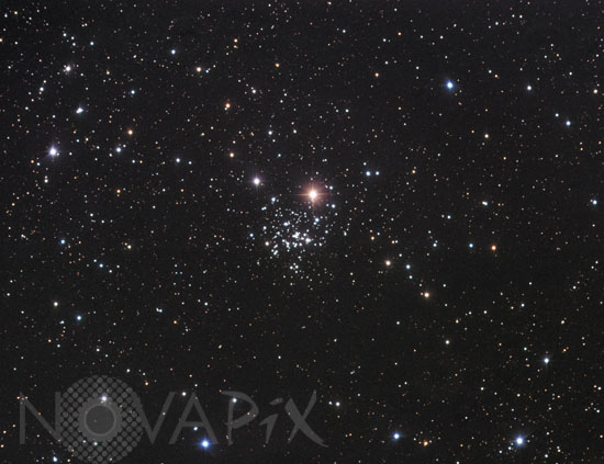 Amas ouvert NGC 654 dans Cassiopée