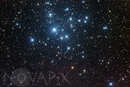 Amas ouvert NGC 2547 dans les Voiles