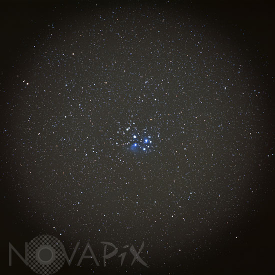 Amas ouvert des Pleiades