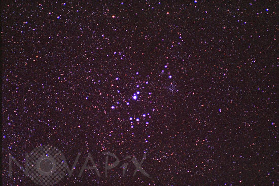 Star cluster IC 2602 (southern Pleiades)