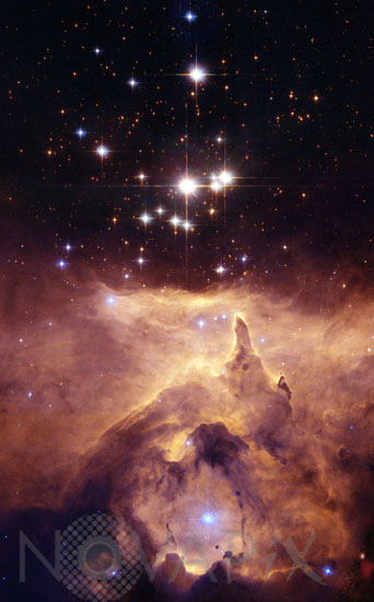 L'amas d'étoiles Pismis 24 dans le Scorpion