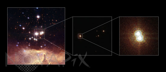L'amas d'étoiles Pismis 24 dans le Scorpion
