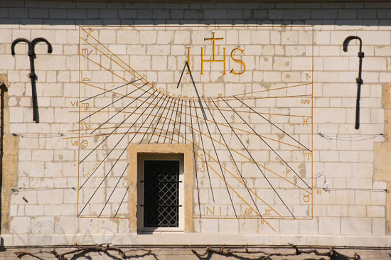 Sundial at the Spring equinox