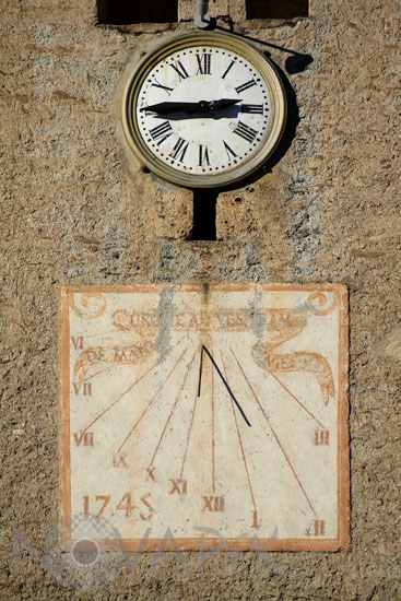 Cadran solaire et Horloge