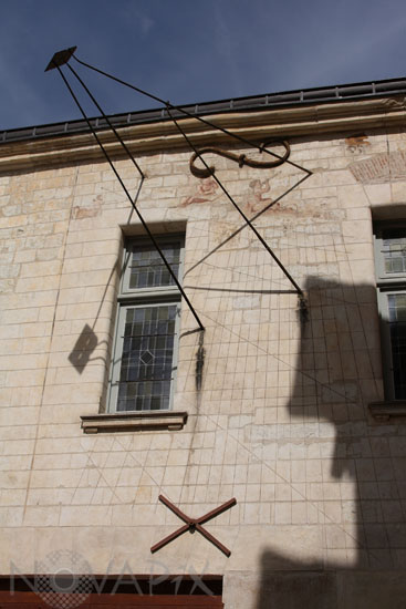 Méridienne de l'Hotel du Moïse (Troyes)